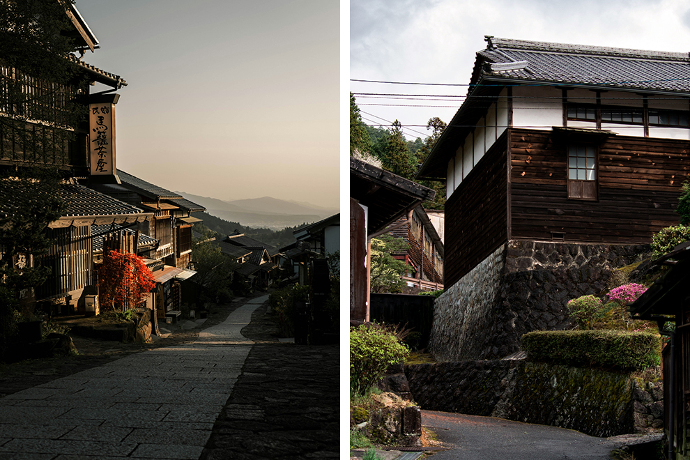 Middeleeuwse stadjes Magome en Tsumago in Japan