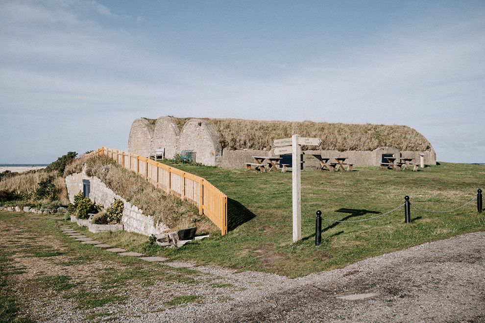 Bunkers gelegen aan de Schotse kust