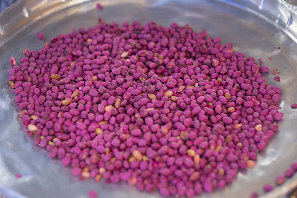 Traditional pink ingredient from Mauritius