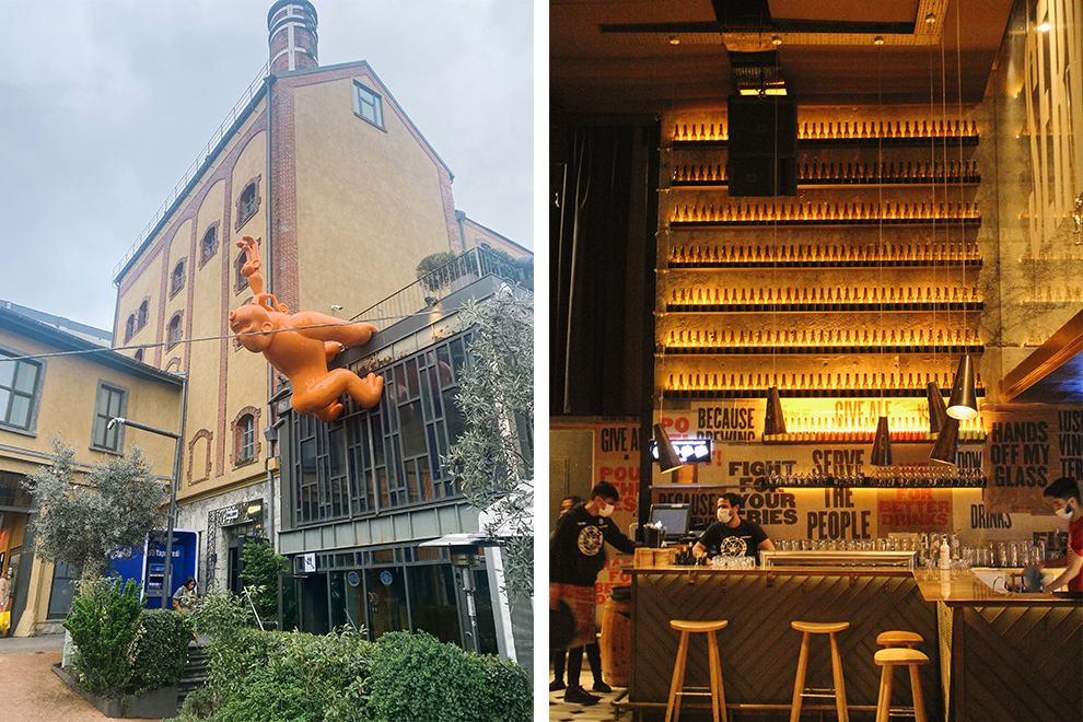 De bruisende bierfabriek Bomontiada in Istanbul
