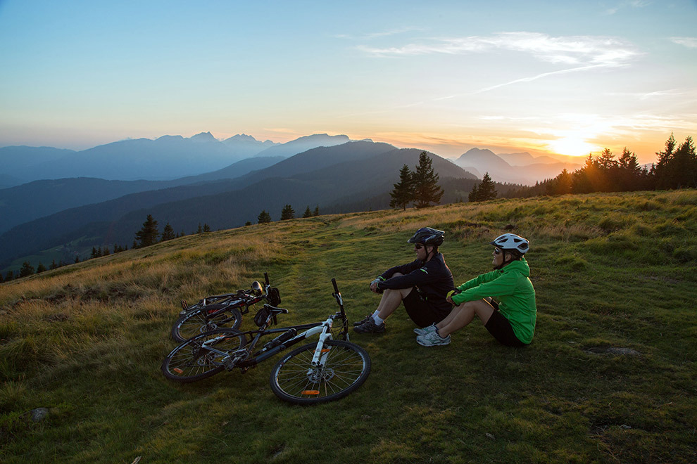 Mountainbiken in de Saleska vallei