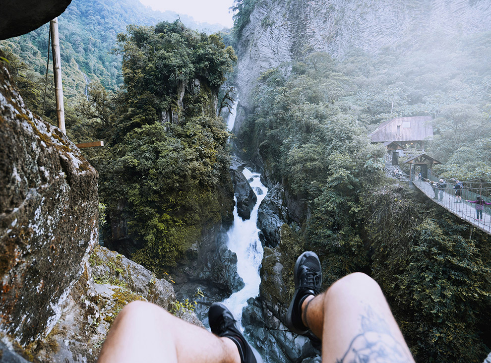 Waterfall in Ecuador