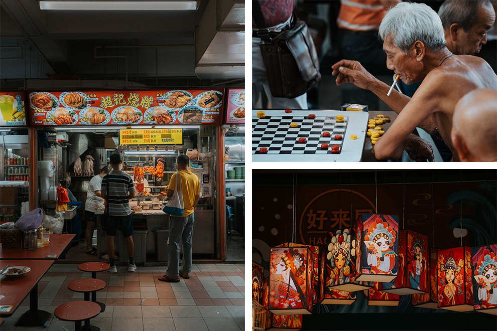 Kleurrijke China Town in Singapore 