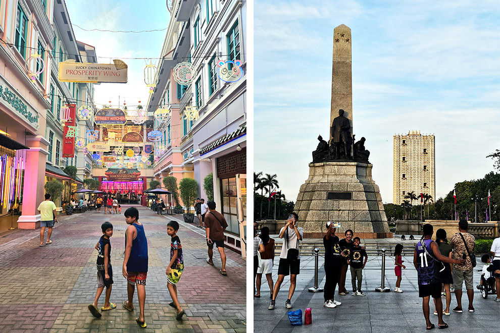 Straatbeeld in Manila, Filipijnen