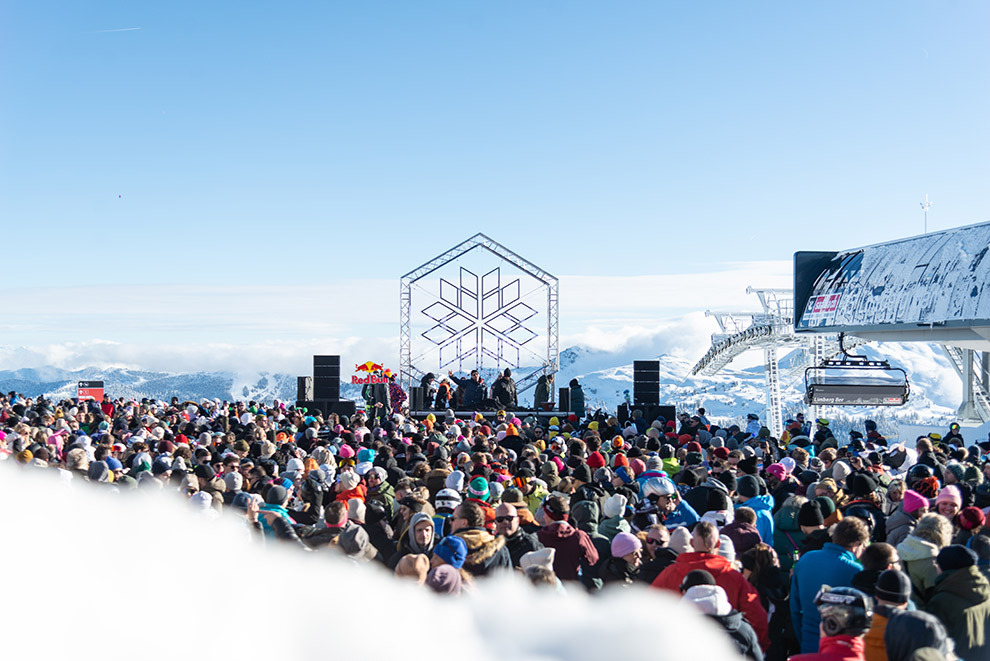 Rave on Snow event in Saalbach