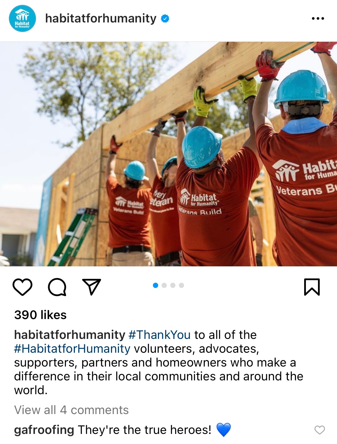 Habitat for Humanity Post