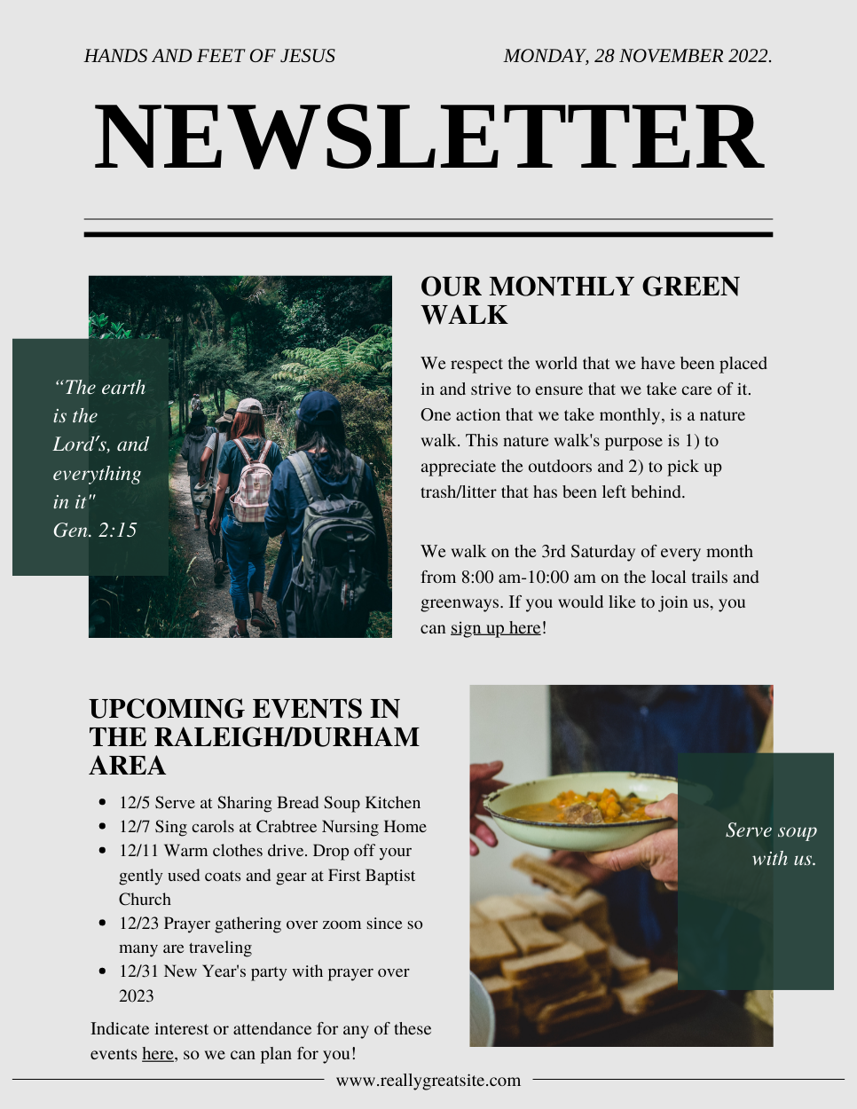 Nonprofit Newsletter